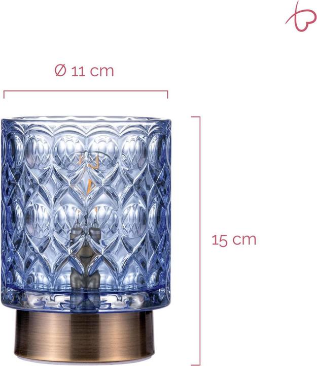 Produktbild Pauleen Mobile Tischleuchte Chic Glamour (25 lm, E14)