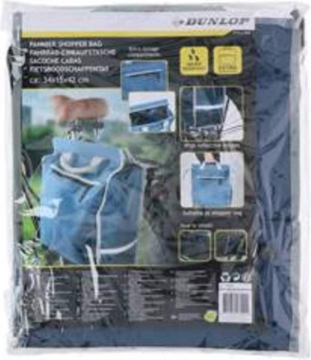Actual product image Dunlop Fahrradeinkaufstasche (20 l, Luggage carrier bag)