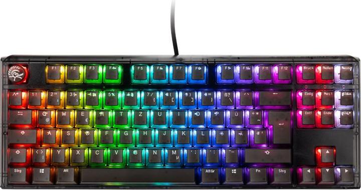 Produktbild Ducky One 3 Aura Black TKL Gaming Tastatur, RGB LED - MX-Silent-Red (DE, Kabelgebunden)