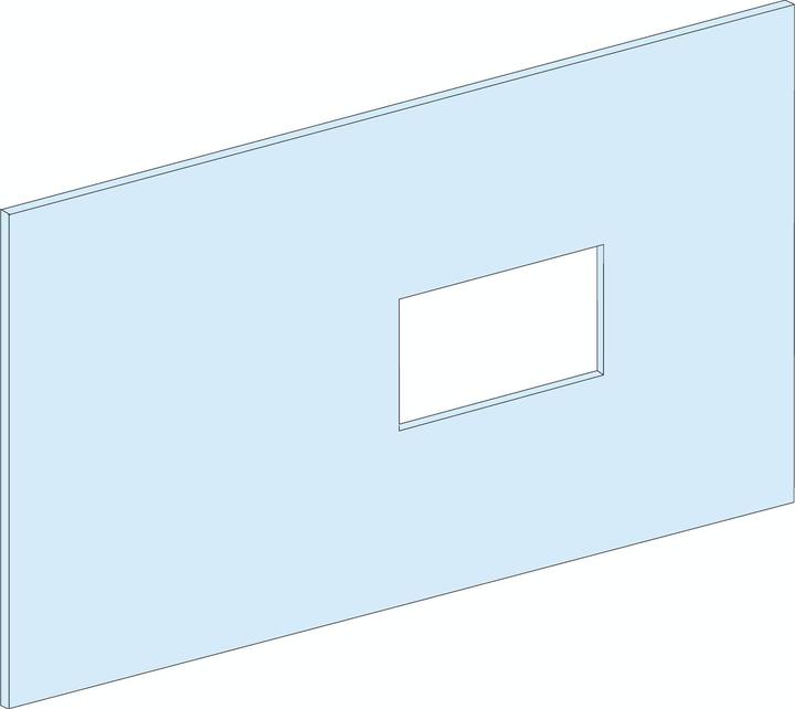 Actual product image Schneider Prisma Plus G metal cover with cut-out for INS-INV630 600x500mm LVS03274