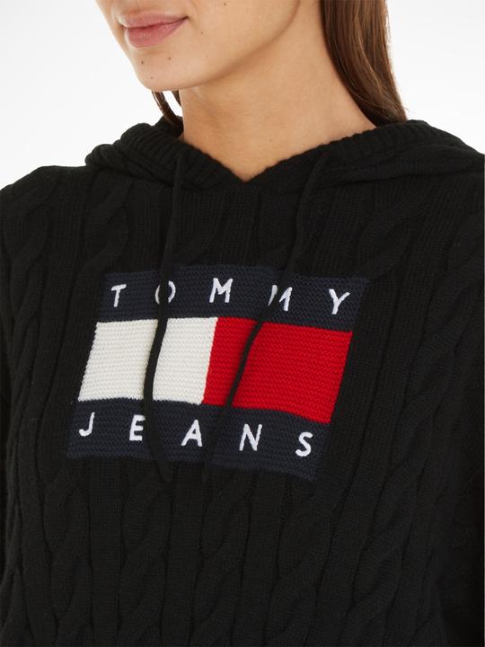 Immagine prodotto Tommy Hilfiger Felpa con cappuccio Tjw Centre Flag Cable per donna (M)