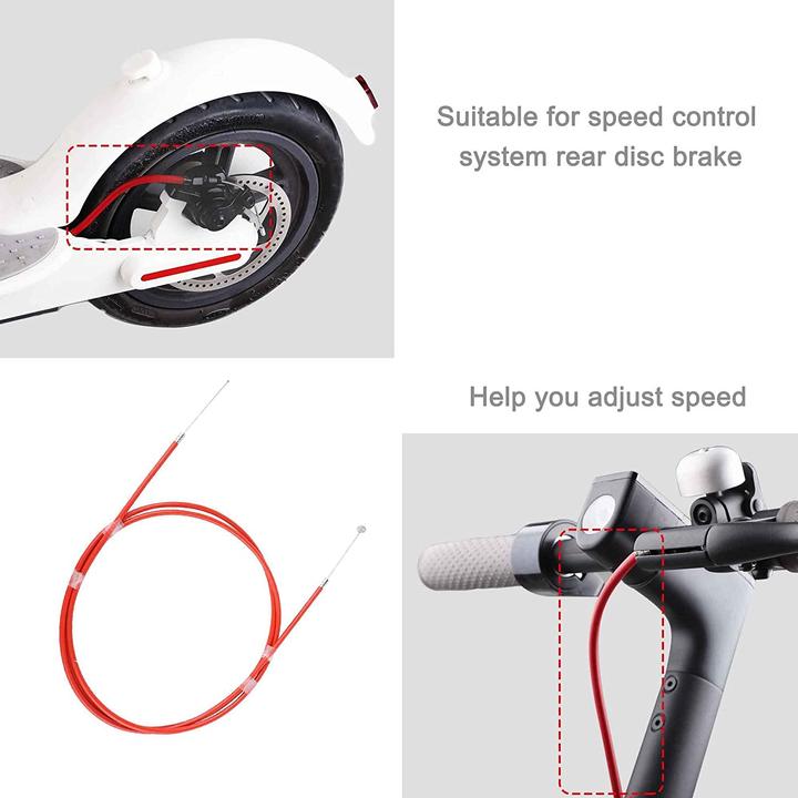 Produktbild Homava Bremsseil für Xiaomi E-Scooters (Rot)