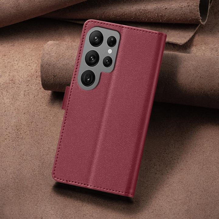 Actual product image Binfen Color Galaxy S25 Ultra - BINFEN Leder Etui Hülle mit RFID Blocker (Samsung Galaxy S25 Ultra)