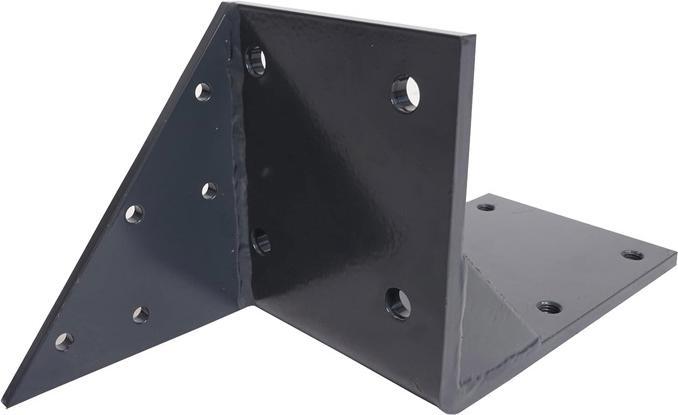 Actual product image Swisshandel24 2x Roof rafter adapter for cassette awning T122 T123, Roof rafter bracket adapter - anthracite (0.15 m)