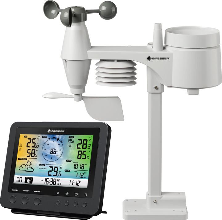 Bresser Weather Station Weather Centre 5-in-1 WLAN Prof. Sensor