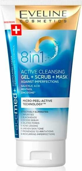 Produktbild Eveline 8-in-1 Deep Cleansing Active Gel für ungleichmässige Haut 150ml (Gel, 150 ml)