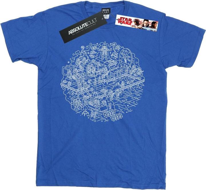 Star Wars Christmas Death Star TShirt (L)