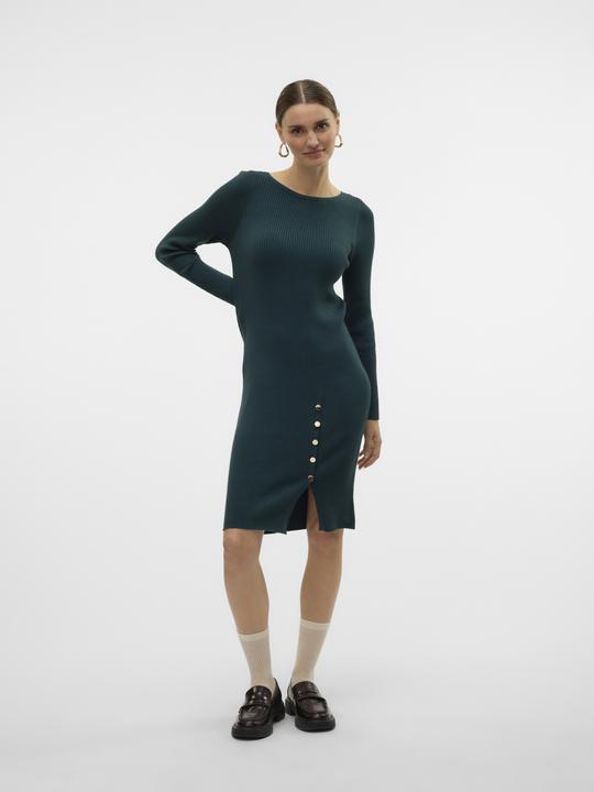 Image du produit Vero Moda VMABA BUTTON LS BOATNECK DRESS GA EXC Robe en maille (XL)