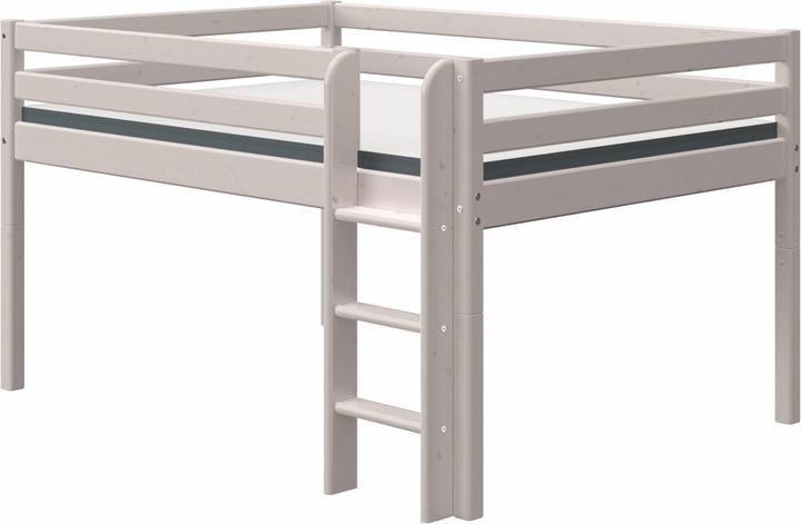 Actual product image Flexa Half-height bed Classic with straight ladder 140x200cm (140 x 200)