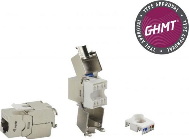 Image du produit equip Keystone Jack blindé Cat.6A RJ45 8erSet sans outils (Module Keystone)