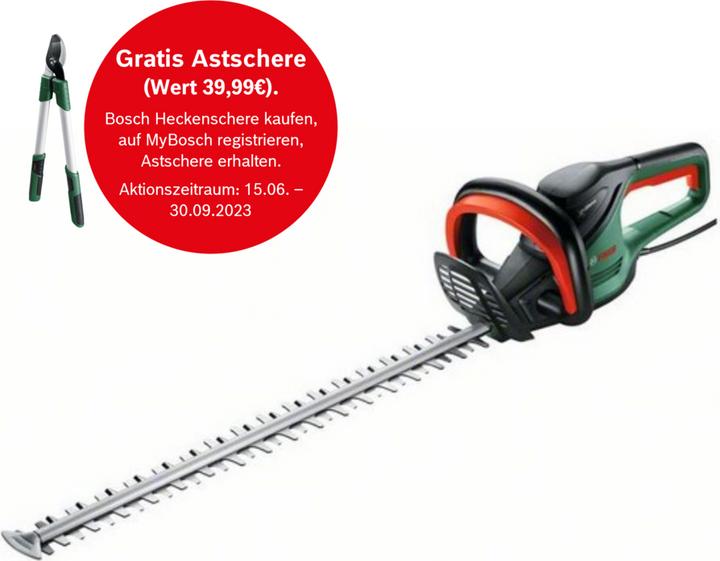 Produktbild Bosch Home & Garden Heckenschere AdvancedHedgeCut 65 (Netzbetrieb)