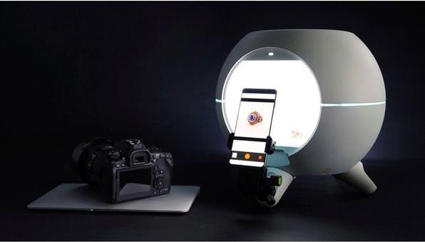 Actual product image Orangemonkie Foldio360 Smart Dome (Recording box)