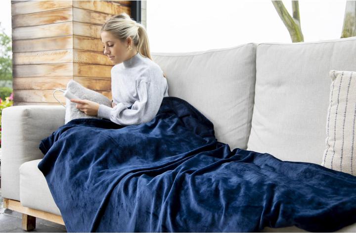 Produktbild Domo Heizdecke DO637ED bu Super Soft (180 x 130 cm)