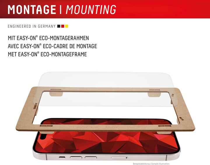 Image du produit Displex Real Glass, 2D Panzerglas (1 pièce(s), Apple iPhone 16 Pro)