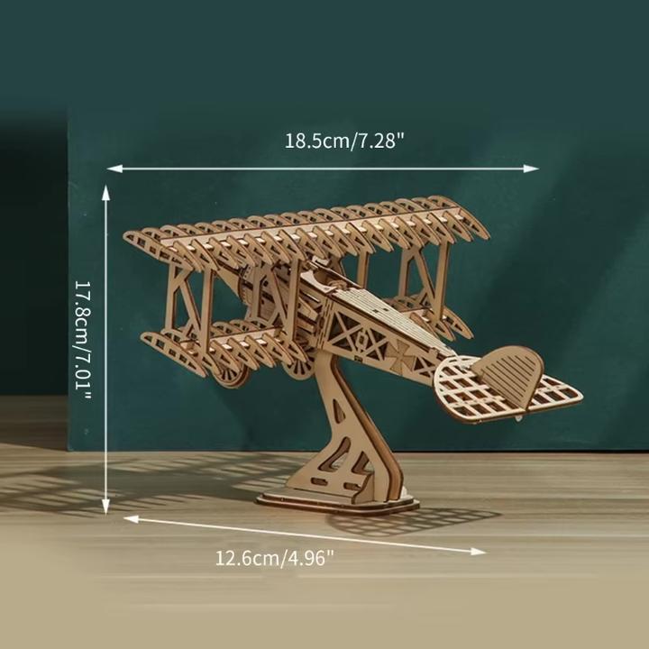 Produktbild Homava 3D Holzbausatz Flugzeug (105 Teilig)