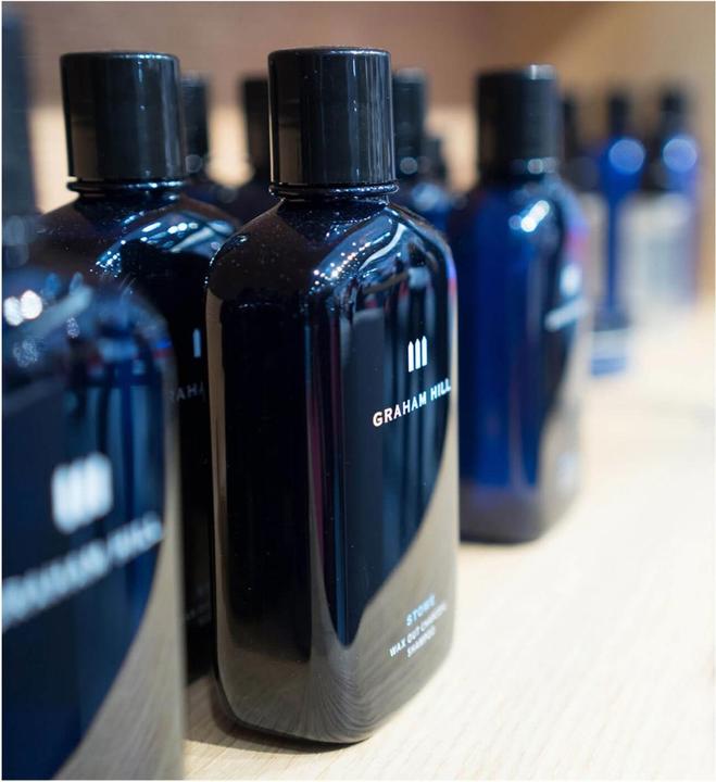 Actual product image Graham Hill Cleansing & Vitalising - Stowe Wax Out Charcoal Shampoo (100 ml, Liquid shampoo)