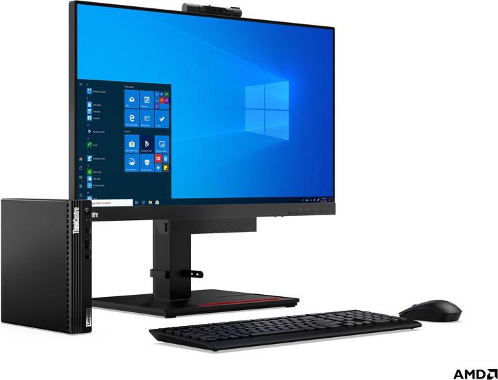 Produktbild Lenovo ThinkCentre M75q Gen 2 (AMD Ryzen 5 Pro 4650GE, 8 GB, 256 GB)