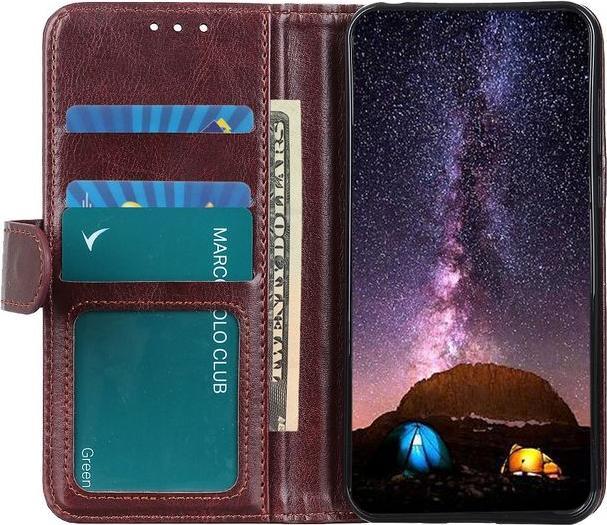 Actual product image MU Classic Crazy Horse Leather Bookcover Series (OnePlus North)