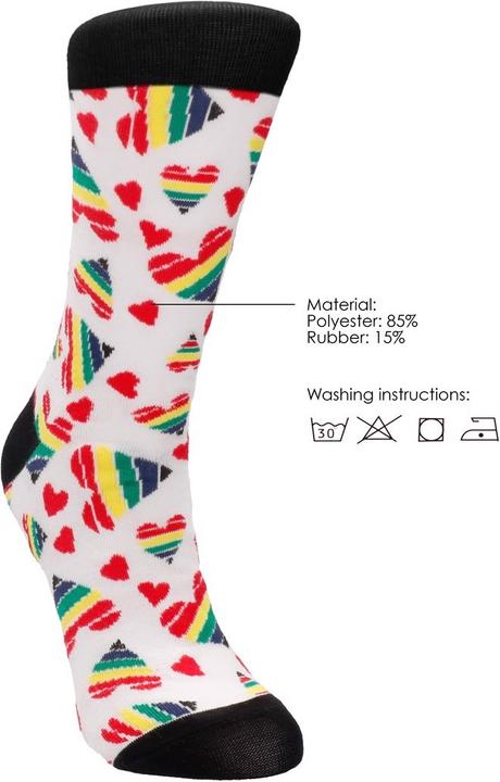 Produktbild Sexy Socks Happy Hearts (36 - 41)