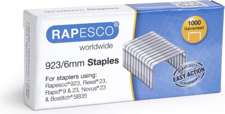 Produktbild Rapesco 923/6mm Heftklammern (1000 x)
