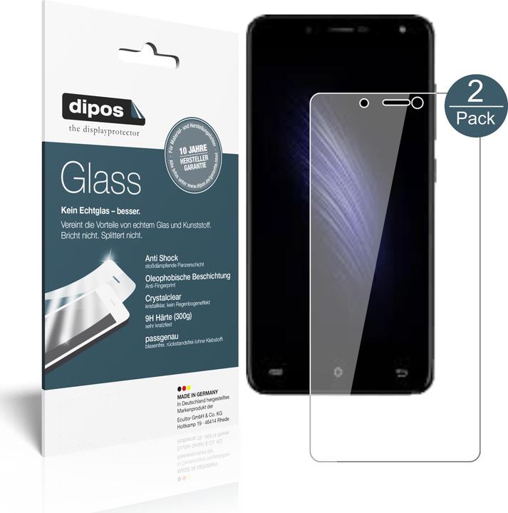 Produktbild Dipos Displayschutz Anti-Shock (2 Stück, Cubot Hafury Mix)