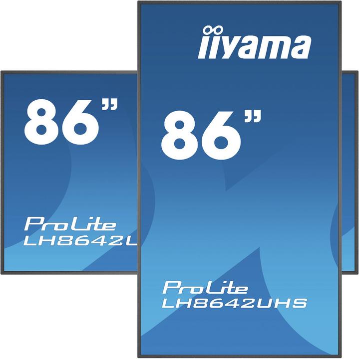 Actual product image iiyama LH8642UHS-B3 (3840 x 2160 Pixels, 85.70")