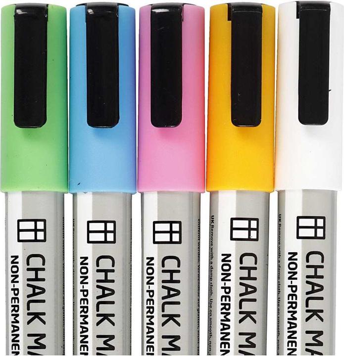 Produktbild Creativ Company Kreide-Marker (Mehrfarbig, 3 mm, 5 x)