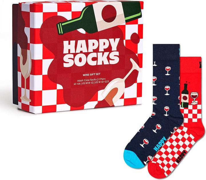 Immagine prodotto Happy Socks Set regalo per 2 vini (Confezione da 2, 41 - 46)