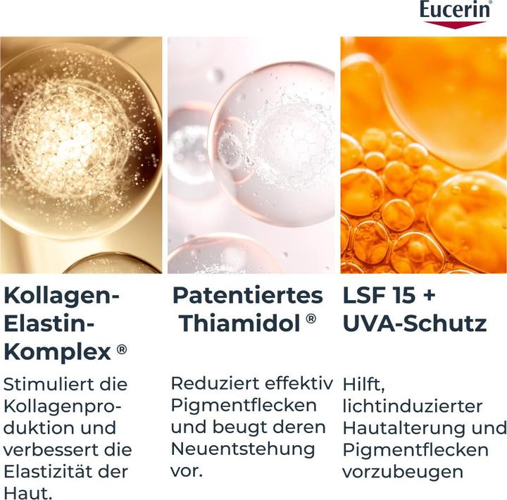 Actual product image Eucerin HYALURON-FILLER + ELASTICITY Day Care SPF 15 (50 ml, Day cream, SPF 15)