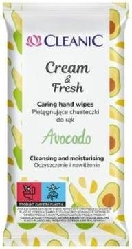 Image du produit Cleanic Cream & amp Lingettes rafraîchissantes à l'avocat, 15 pièces (15 pièce(s))
