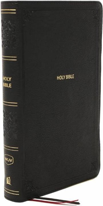 Image du produit NKJV, End-of-Verse Reference Bible, Personal Size Large Print, Leathersoft, Black, Red Letter (Règle spéciale)