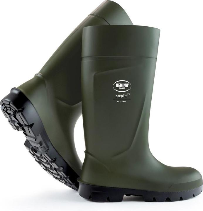 Actual product image Bekina Boots Steplite Easygrip S4 Boots Green/Black - Size 43 (43)
