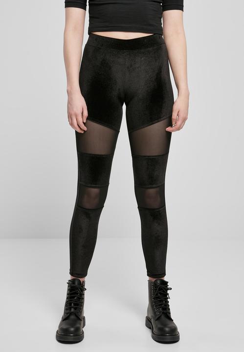Immagine prodotto Urban Classics Leggings in velluto Tech Mesh da donna (XL)