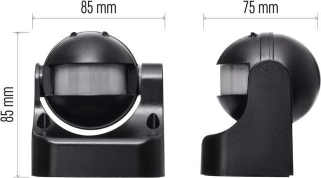 Actual product image Emos Motion detector (PIR sensor) IP44 1200W Black (12 m)