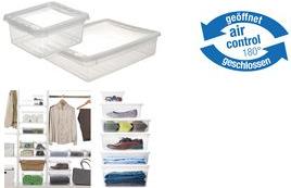 Produktbild keeeper 1058000100000 Aufbewahrungsbox Rechteckig Polypropylen (PP) Transparent (33.5 x 39 x 32 cm, 30 l)