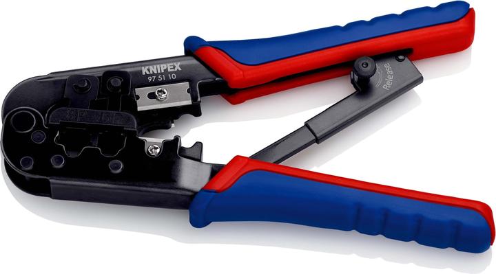 Productafbeelding Knipex Krimptang voor Westernstekkers 97 51 10 (190 mm)