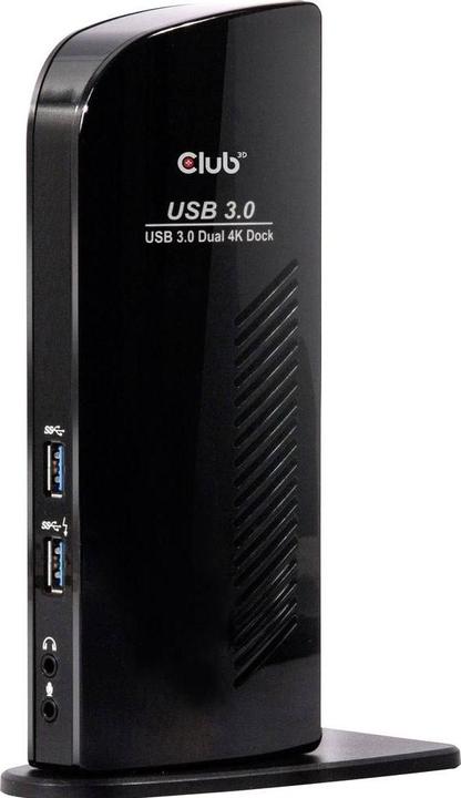 Produktbild Club 3D Dual Display Docking Station 4K60Hz (USB-B, 2 Ports)