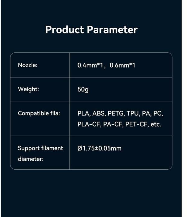 Produktbild Creality Heizelement Ender 3V3 SE Heizblocksatz (Düse)