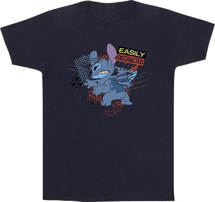 Immagine prodotto Disney Lilo And Stitch Easily Distracted Maglietta Uomo (4XL)