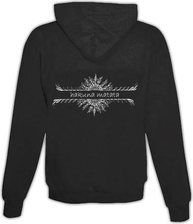 Immagine prodotto Schwesternuhr Felpa con cappuccio Hakuna matata Unisex (XL)