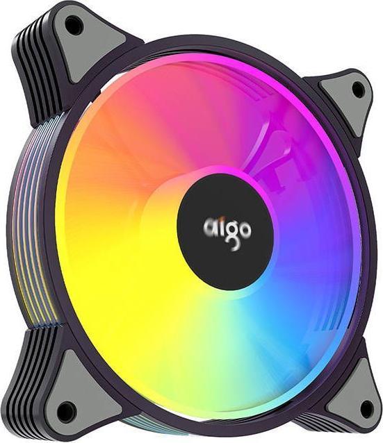 Actual product image Aigo AR12 ARGB Computer Fan set 3in1 120x120 (black) (120 mm, 3 x)