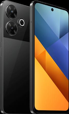 Xiaomi Poco M6 (128 GB, Black, 6.79", Dual SIM, 108 Mpx, 4G)