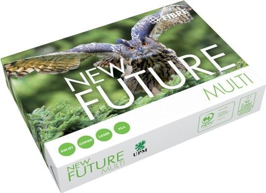 Actual product image UPM Paper Multifunctional paper New Future Multi, A4, 80 g, kasse med 5 x 500 ark (80 g/m², 500 x, A4)