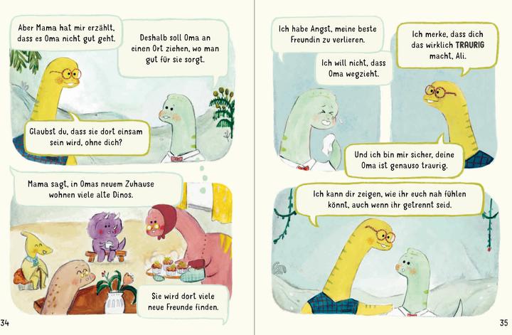 Produktbild Kleine Dinos - grosse Gefühle (Deutsch, Swapna Haddow, Yiting Lee, 2024)