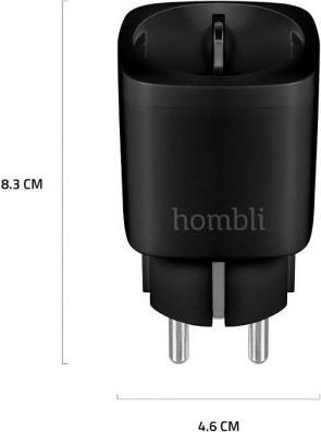 Actual product image Hombli Smart Socket (EU), Promo Pack 21, Black