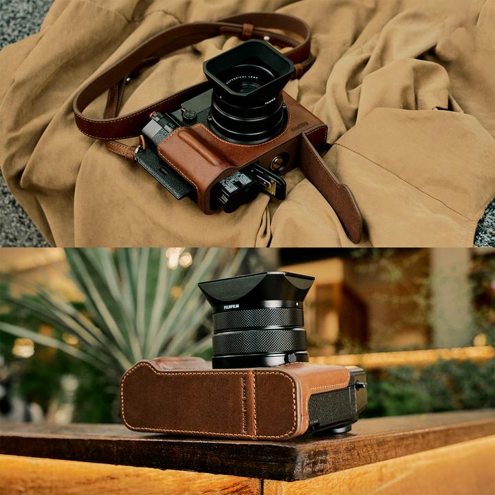 Image du produit SmallRig Ledertaschen-Kit für FUJIFILM GFX100RF Braun (Kamera Bereitschaftstasche)