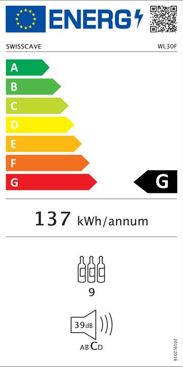 Energy Label Swisscave WL30F