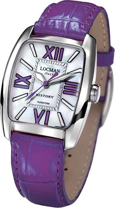 Locman Italy Damenuhr History Ref. 488N00MWFVT0PSV (Uhr mit Schmuckstein, 30 mm)