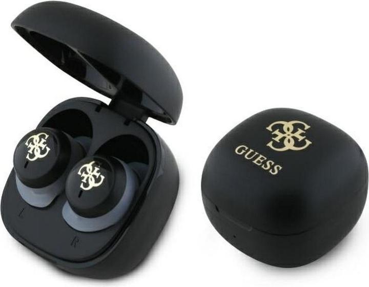 Guess 4G Logo Mini TWS Wireless Headphones Bluetooth Headset - Black (24 h, Wireless)
