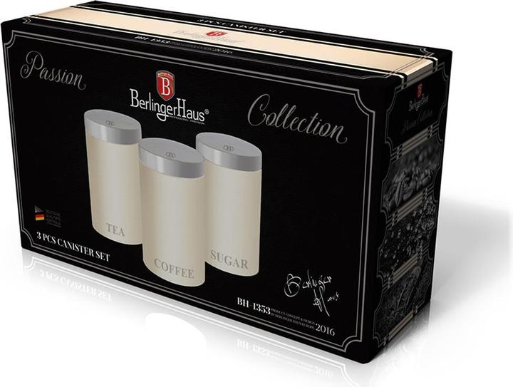 Produktbild BerlingerHaus 3-teiliges Kanister set Creme